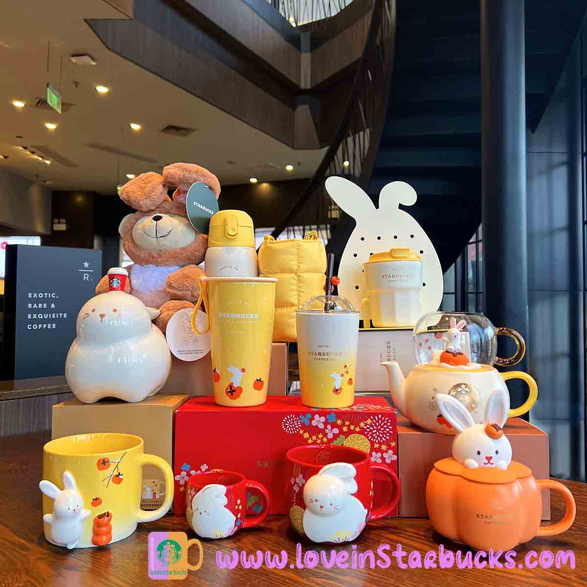 Starbucks Year of The orders Rabbit-Lunar New Year 2023 Bundle