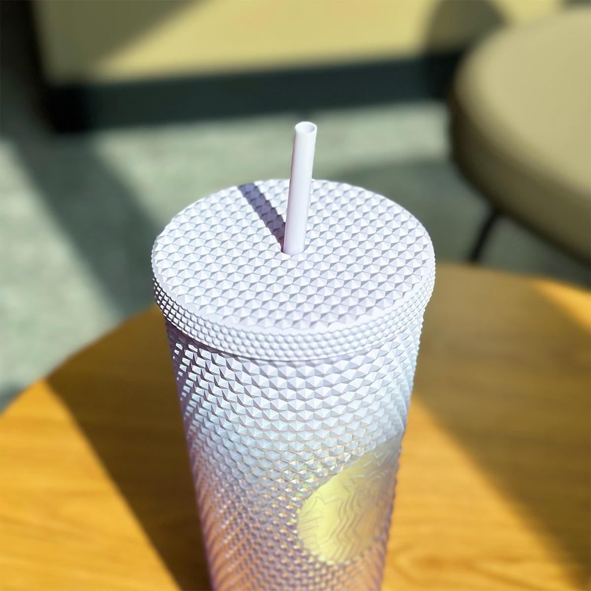 Starbucks tumbler China 2023 Summer blooming Purple Lavender cold straw studded cup 24oz