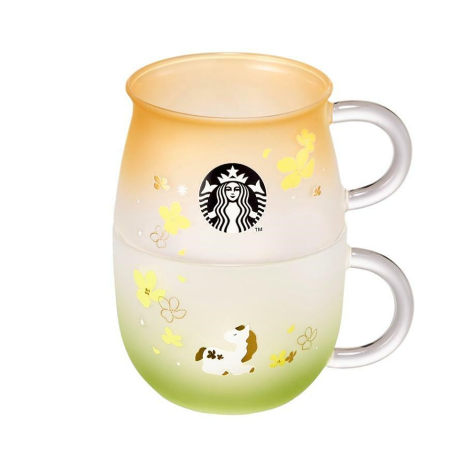 Starbucks Korea 2024 jeju island two glass set