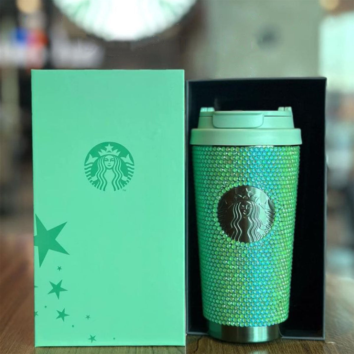 Starbucks Thailand 2024 rhinestones cup 16oz Starbucks loveinstarbucks