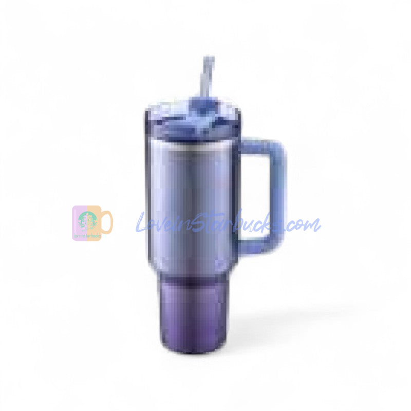 Starbucks Taiwan 2025 autumn purple Stanley stainless steel cup 40oz