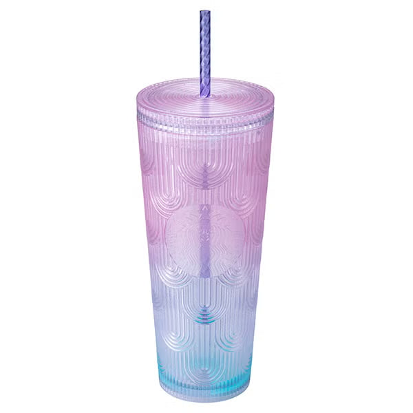 Taiwan Starbucks 2025 Ocean Siren series straw cup 24oz