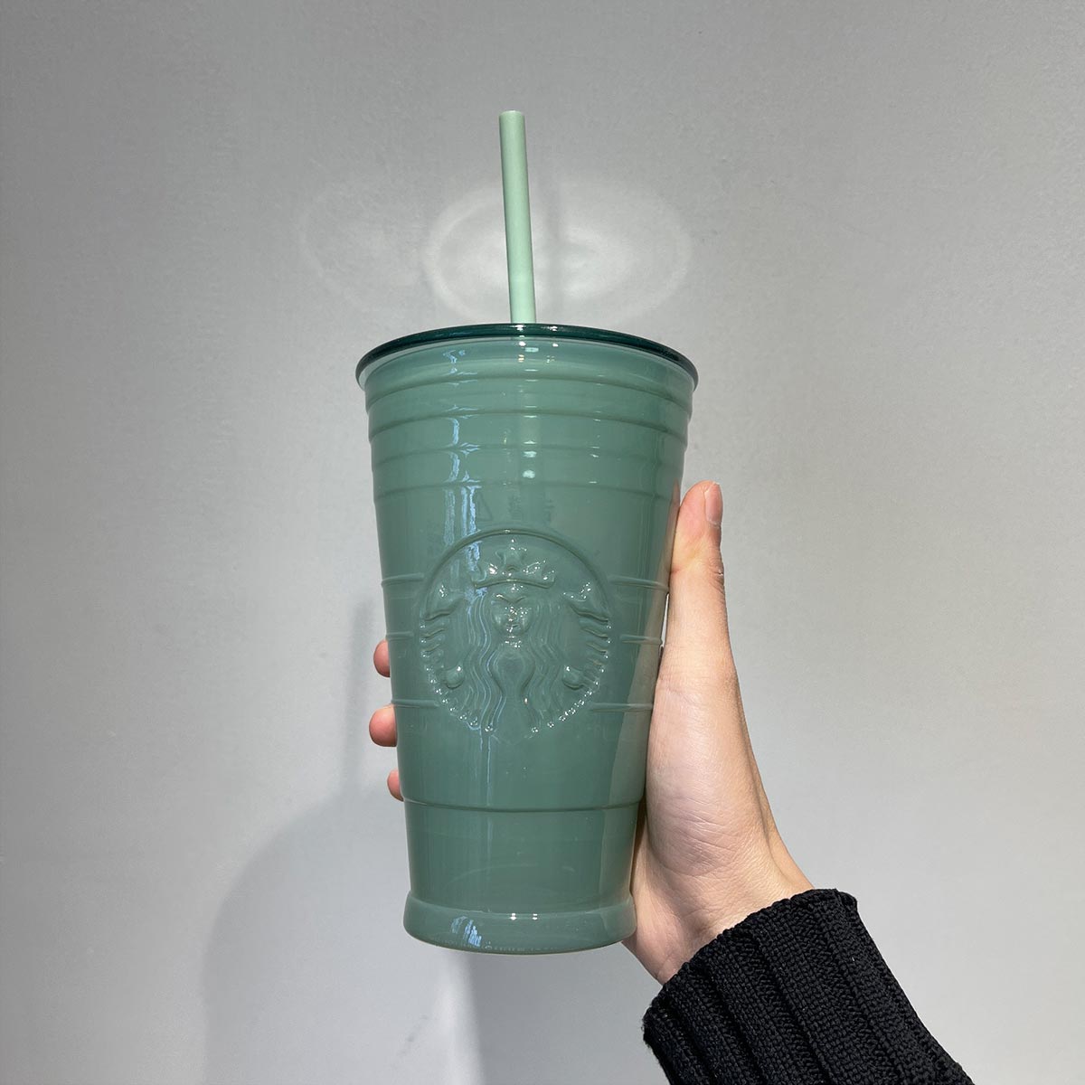 Starbucks 473ml/16oz Classic Starbucks Logo Glass Cup