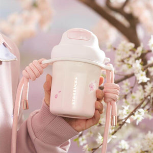 Starbucks China 2024 spring walk series pink Sakura stainless steel cup