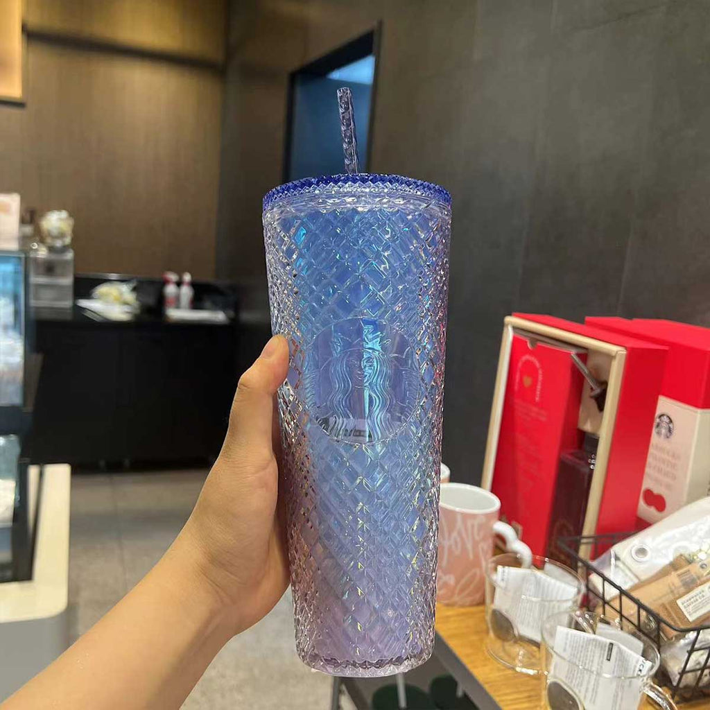 Starbucks 2023 KR summer 2 series- #10 Gradient Blue jeweled cold cup 24oz