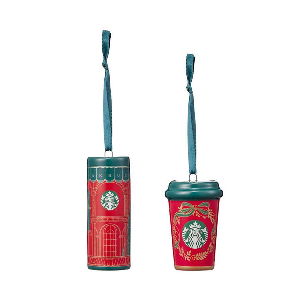 Starbucks Korea 2023 Christmas series Red ornament set
