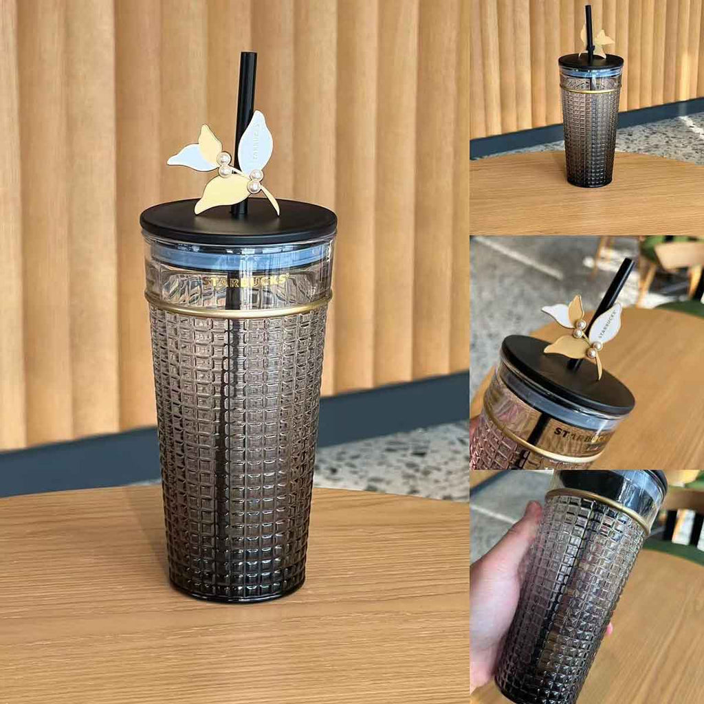 Starbucks Tumblers China 2023 Coffee Treasure series straw glass cup 600ml