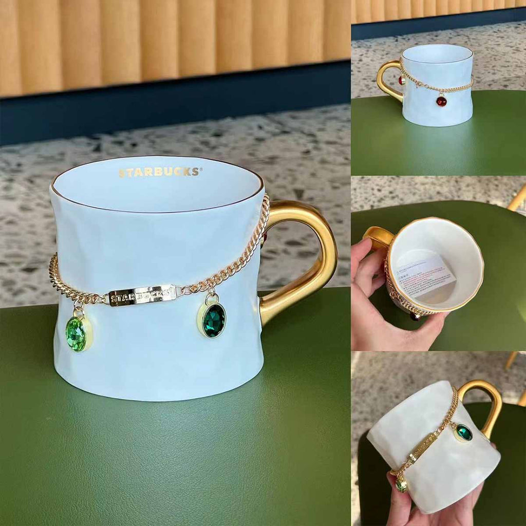 Starbucks Tumblers China 2023 Coffee Treasure series Sparkling gemstone shaped mug 340ml