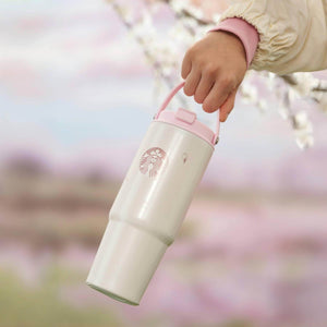 Starbucks China 2024 spring walk series Sakura stainless steel cup 820ml