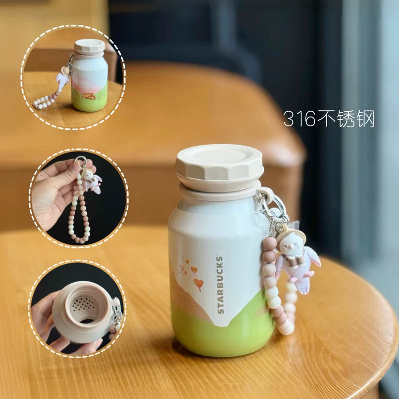 Starbucks China 2025 Autumn Wild Series 320ml thermos with hangers