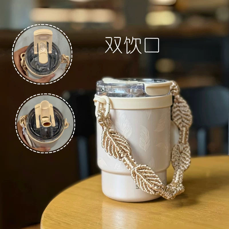 Starbucks China 2025 Autumn Wild Series 435ml stainless steel double drink cup