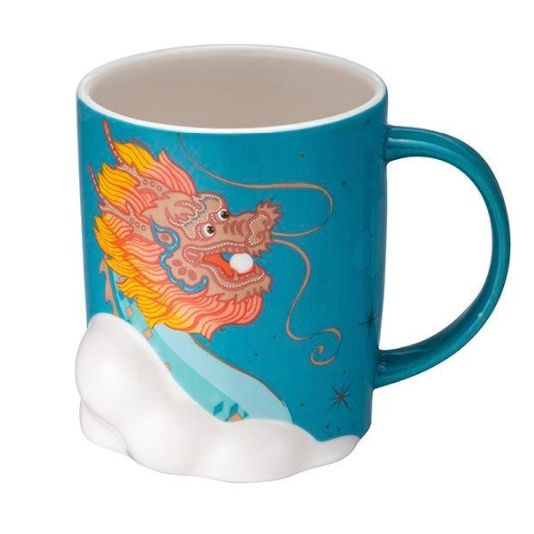 Starbucks 2024 Taiwan Hong Kong Macao Dragon new year mug 473ml