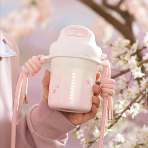 Starbucks China 2024 spring walk series pink Sakura stainless steel cup