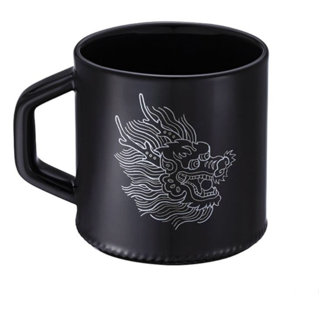 Starbucks 2024 Taiwan Hong Kong Macao Dragon new year black mug 355ml