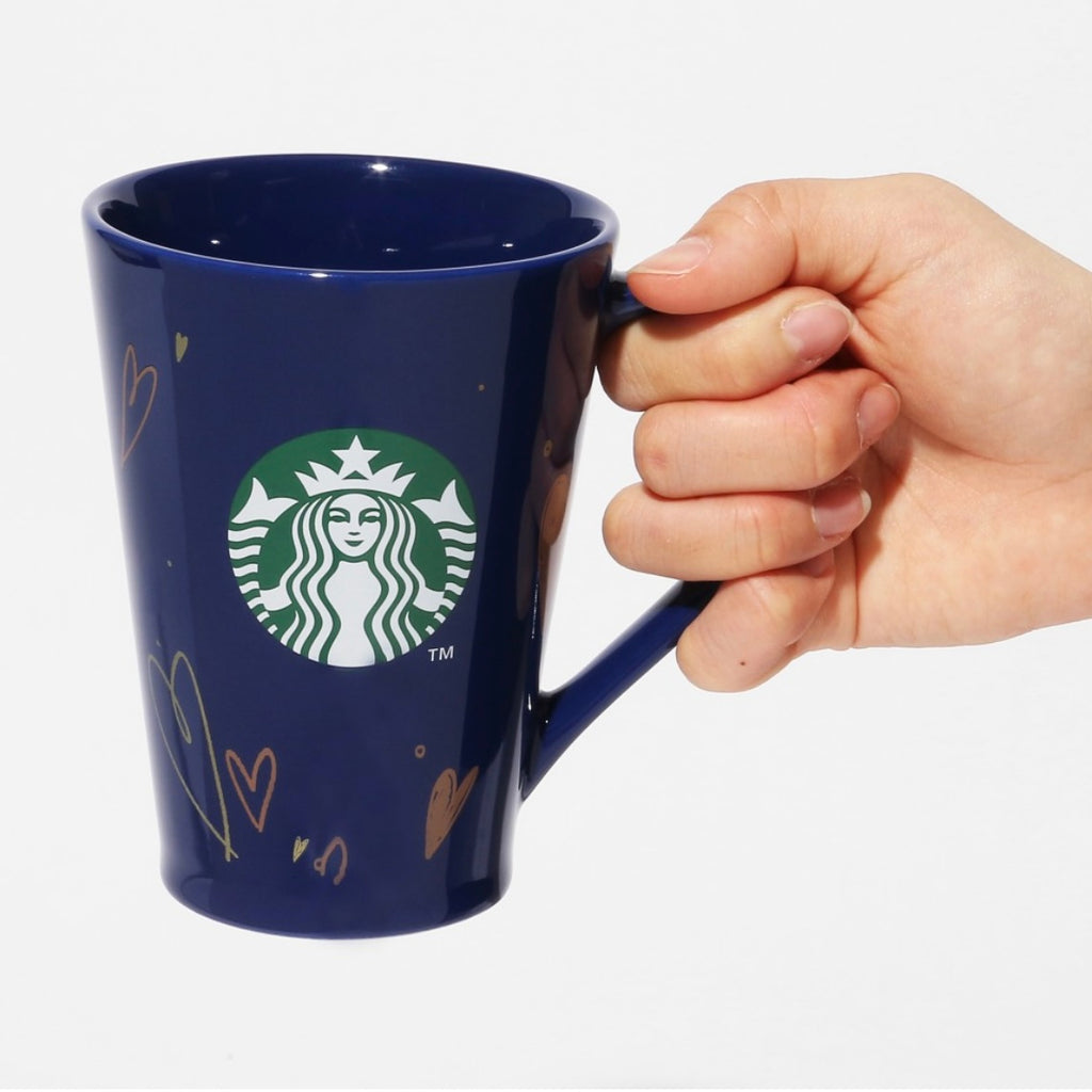 Starbucks Japan 2024 Valentine's Day blue mug 414ml