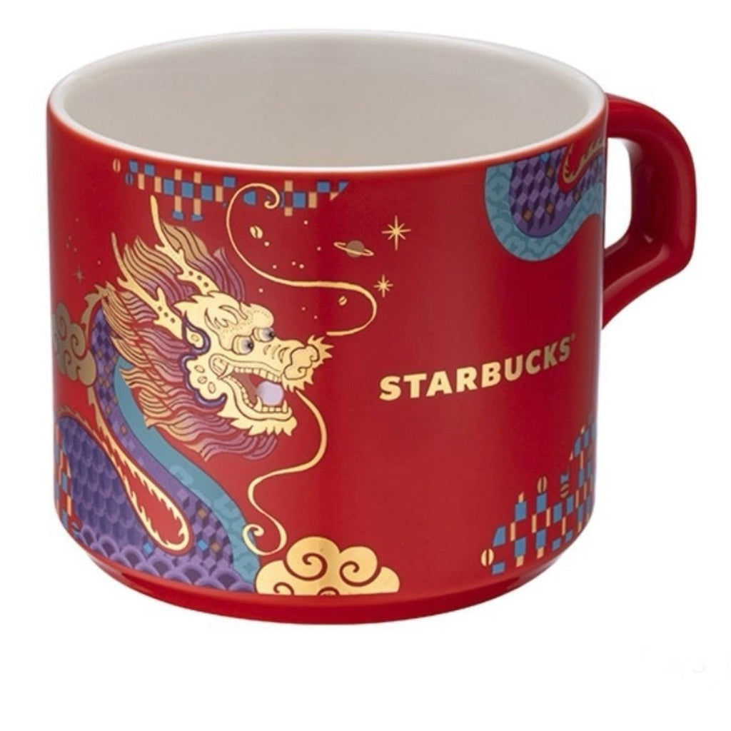 Starbucks 2024 Taiwan Hong Kong Macao Dragon new year mug 355ml