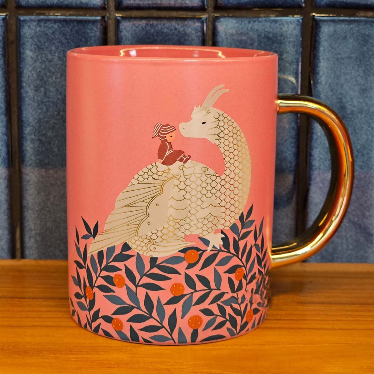 Starbucks 2024 Taiwan Hong Kong Macao Dragon new year mug 473ml