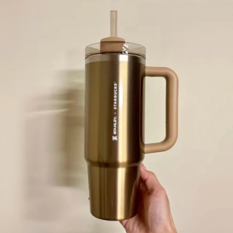 Starbucks Taiwan 2025 Christmas Party Series Champagne gold Stanley St