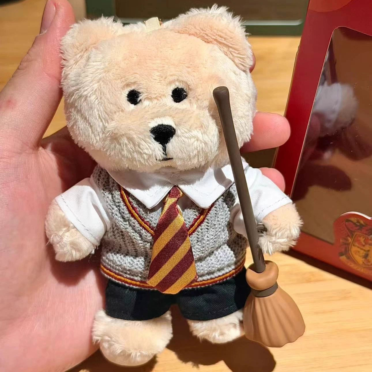 Starbucks China 2025 Harry Potter Collaboration Series Gryffindor House Bear Bearista Keychain with original box