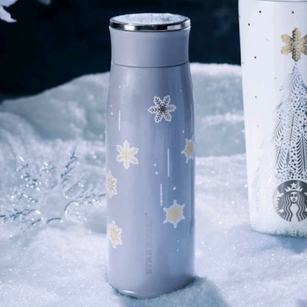 Starbucks China 2025 Snowlit Wonderland series Stainless Steel Cup 400