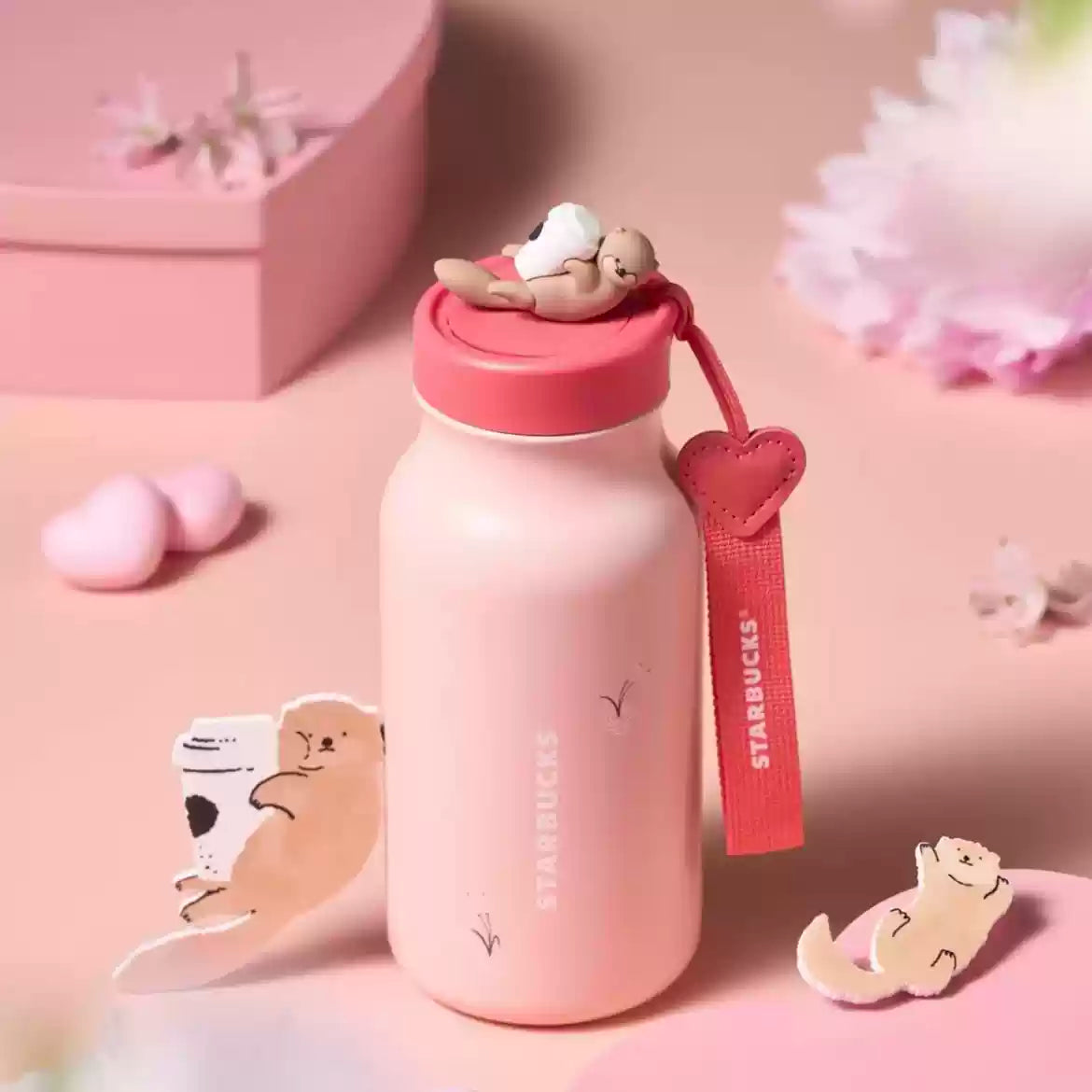 Starbucks China 2025 Valentine's Day online series Stainless steel Cup 432ml 15.2oz