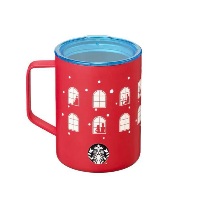Starbucks Korea 2025 Christmas series 473ml stainless steel handle cup