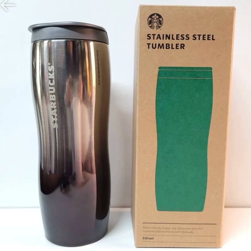 Starbucks Korea 2025 Classic Minimalist series Gradient Gray Stainless Steel Cup 591ml 20.8oz without original box