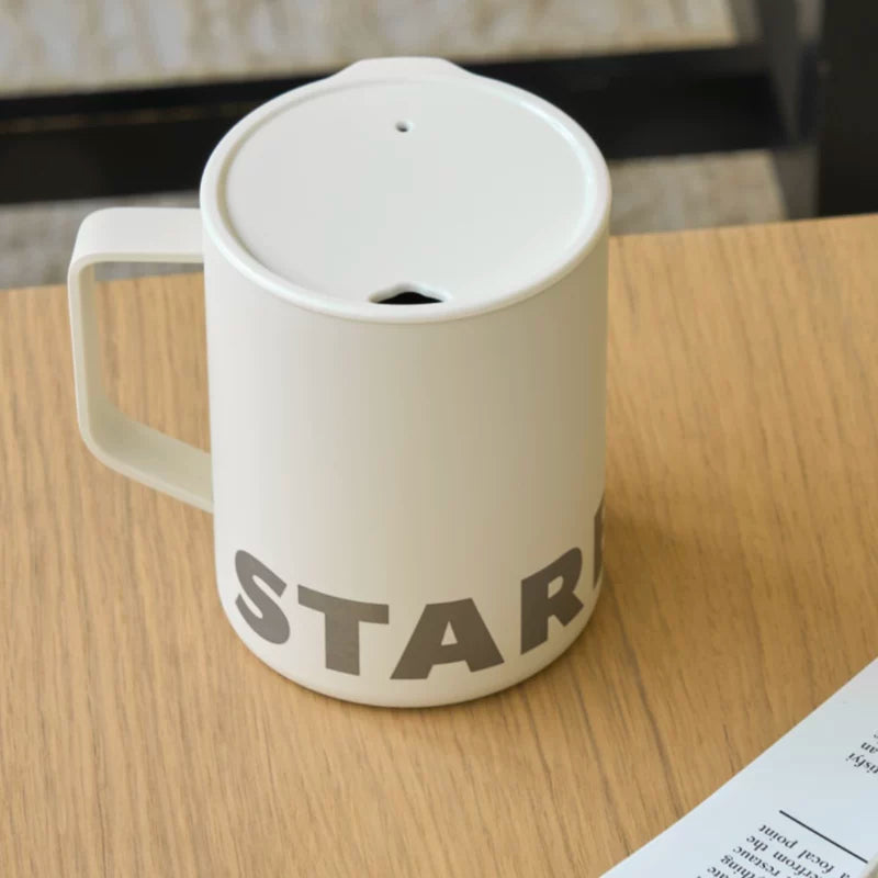 Starbucks Korea 2025 Classic Minimalist series Stainless Steel Handle Cup 473ml 16.65oz