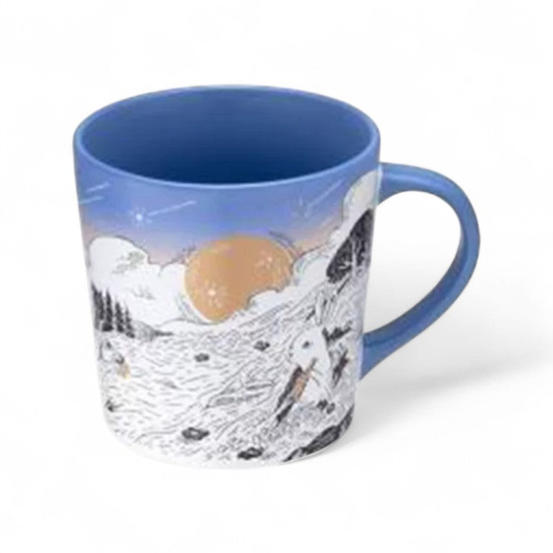 Starbucks Taiwan 2025 Mid-Autumn Festival series Blue Mug 473ml 16.65oz