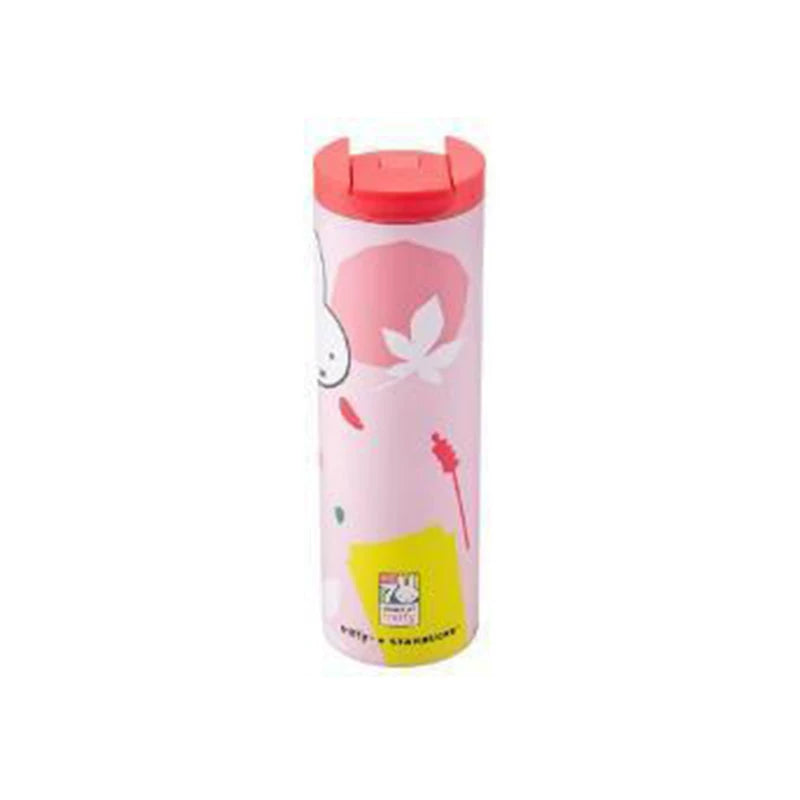 Starbucks Taiwan 2025 miffy co-brand series pink stainless steel cup 473ml 16.65oz