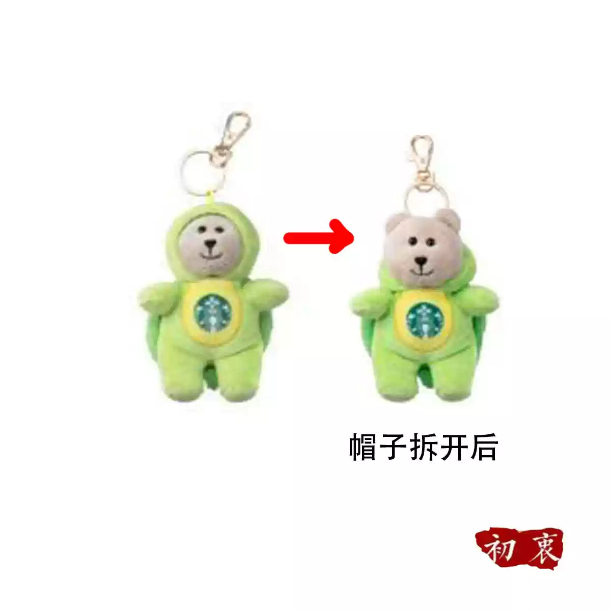 Starbucks Taiwan 2025 summer season1 series Turtle dress MINI bearista