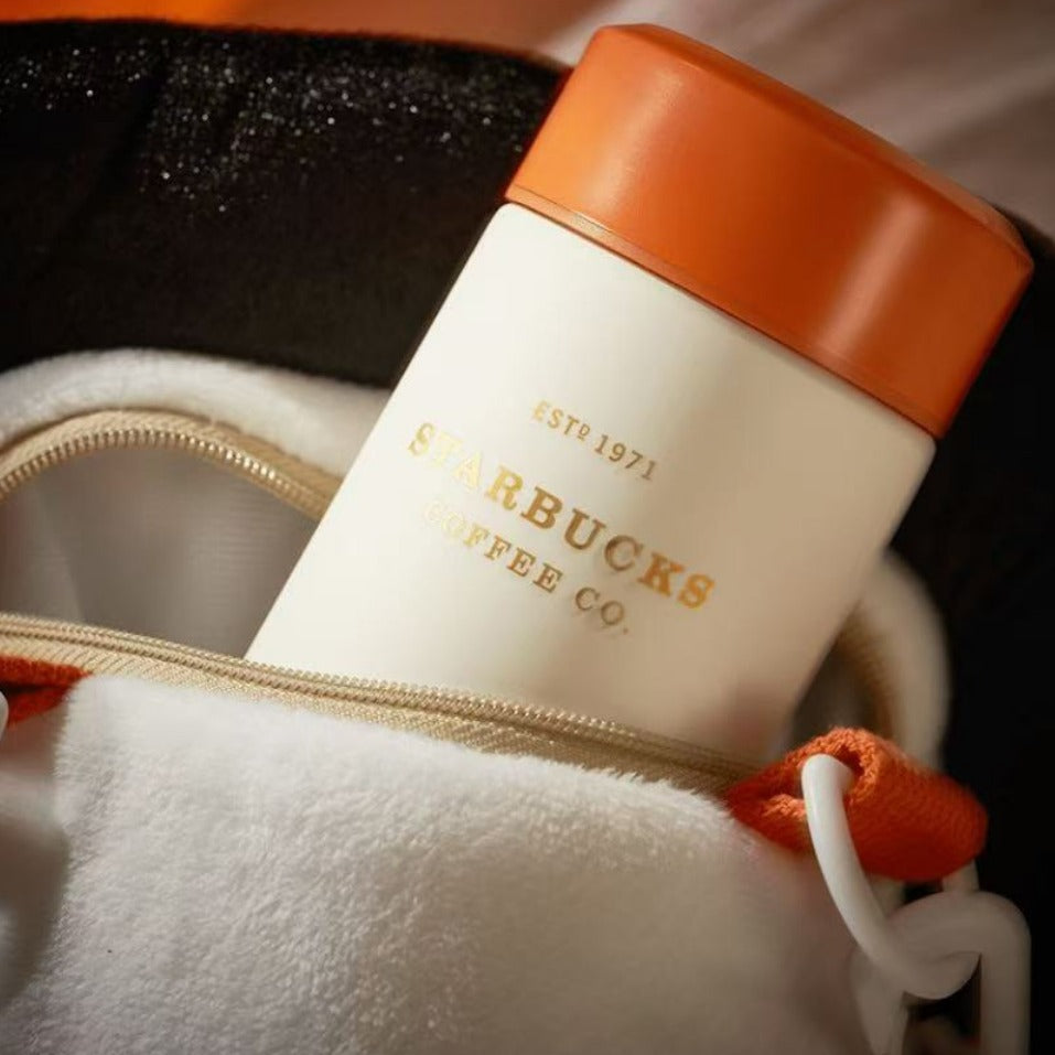 Starbucks China 2023 Halloween Cool Black series Stainless steel cup 210ml with bearista bag Starbucks loveinstarbucks