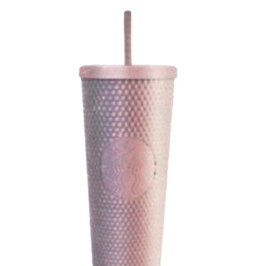 Starbucks Philippines 2024 Old Rose studded straw Cold Cup 24oz