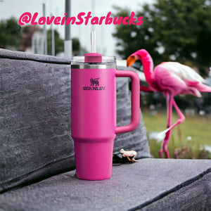 Stanley flamingo pink Fuchsia stainless steel cup 30oz
