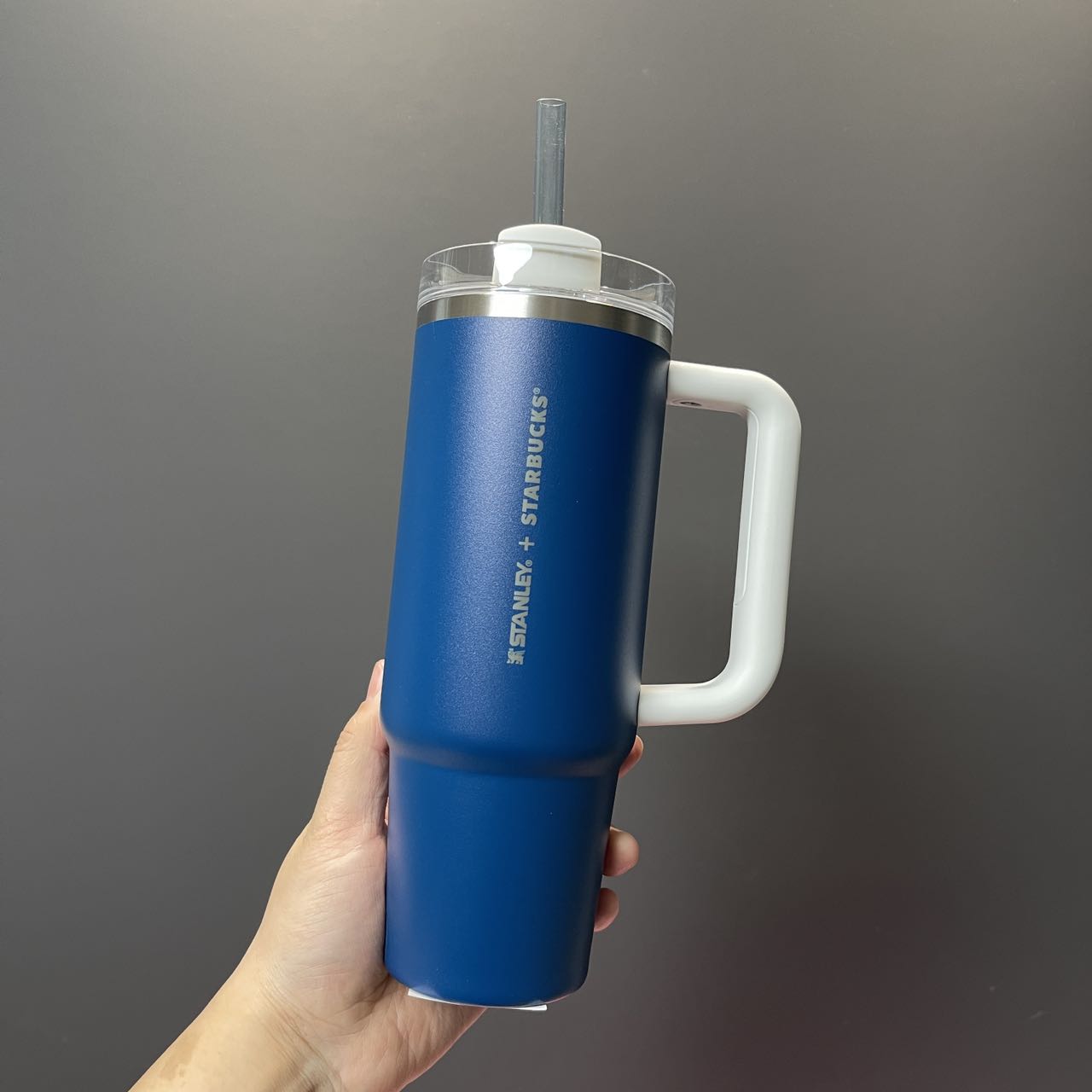 Starbucks Stanley Korea 2024 new year blue stainless steel 