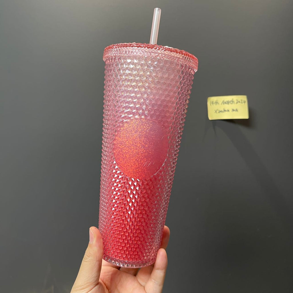 Starbucks gradient pink studded cup - only ship within US for this one