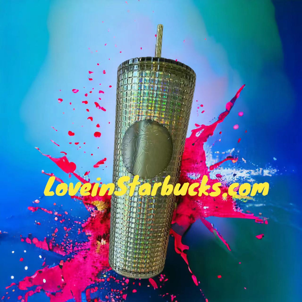 Starbucks Taiwan 2023 Protecting Marine Series green unicorn cold water straw gird cup 24oz