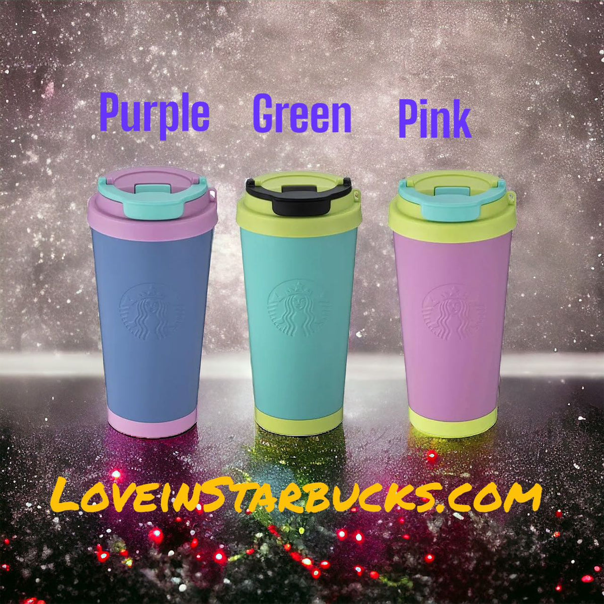 Starbucks Hong Kong - 16oz Pastel Purple & Green Stainless Steel Tumbl —  USShoppingSOS