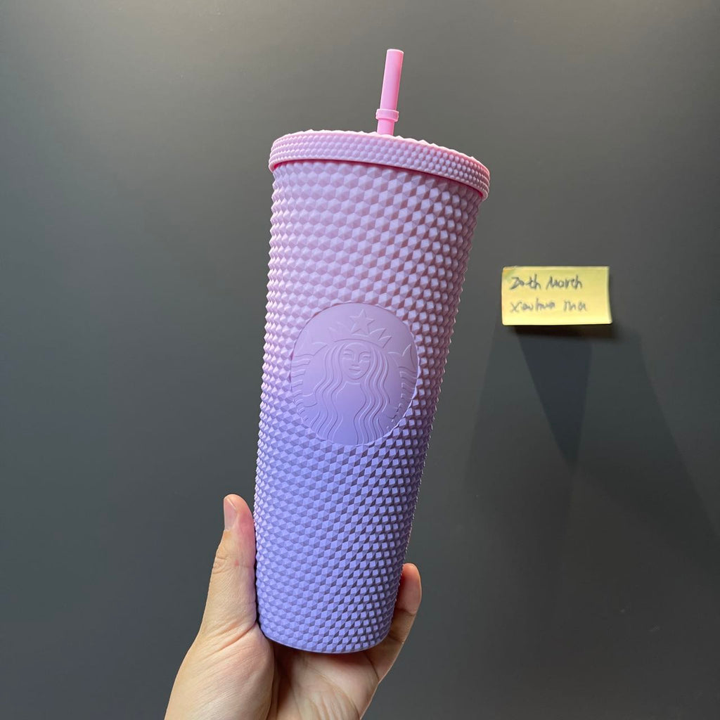 Clearance Starbucks Taiwan pink purple studded cup