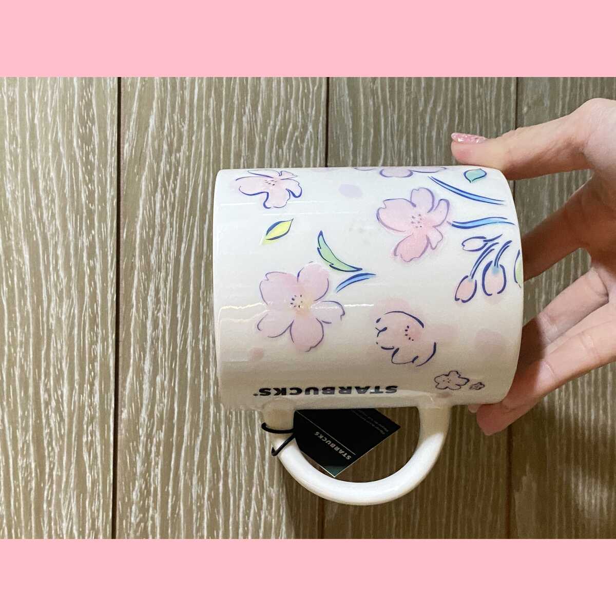Starbucks Taiwan 2024 Sakura series cold discoloration mug 473ml