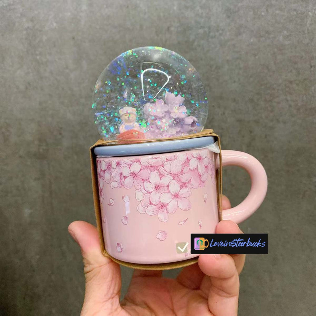 Starbucks Hong Kong and Macao 2024 Sakura series crystal ball mug