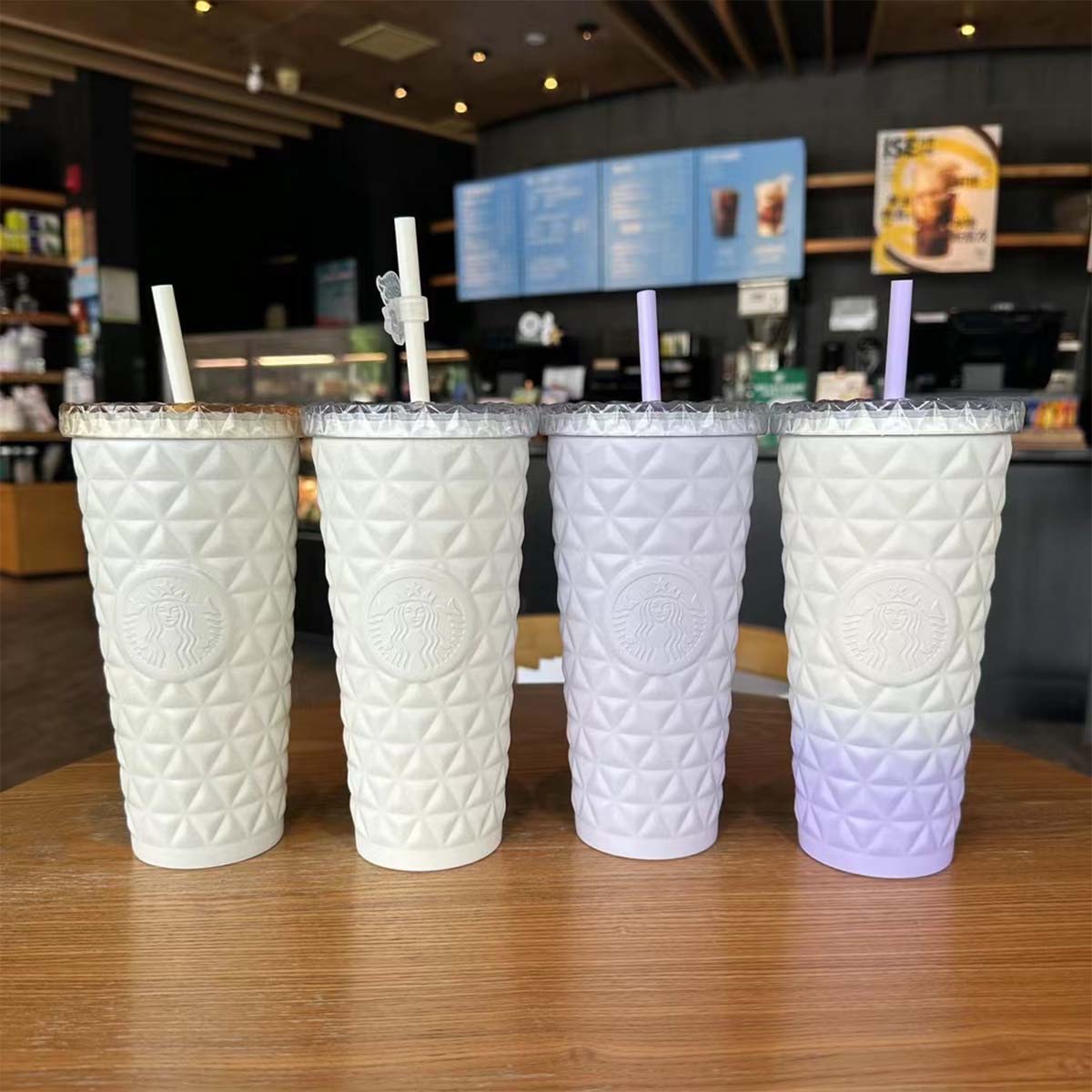 Starbucks tumbler China 2023 mystic purple series gradient Ombre purpl