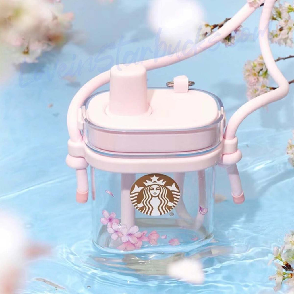 Starbucks China 2024 Sakura online pink plastic cup 740ml