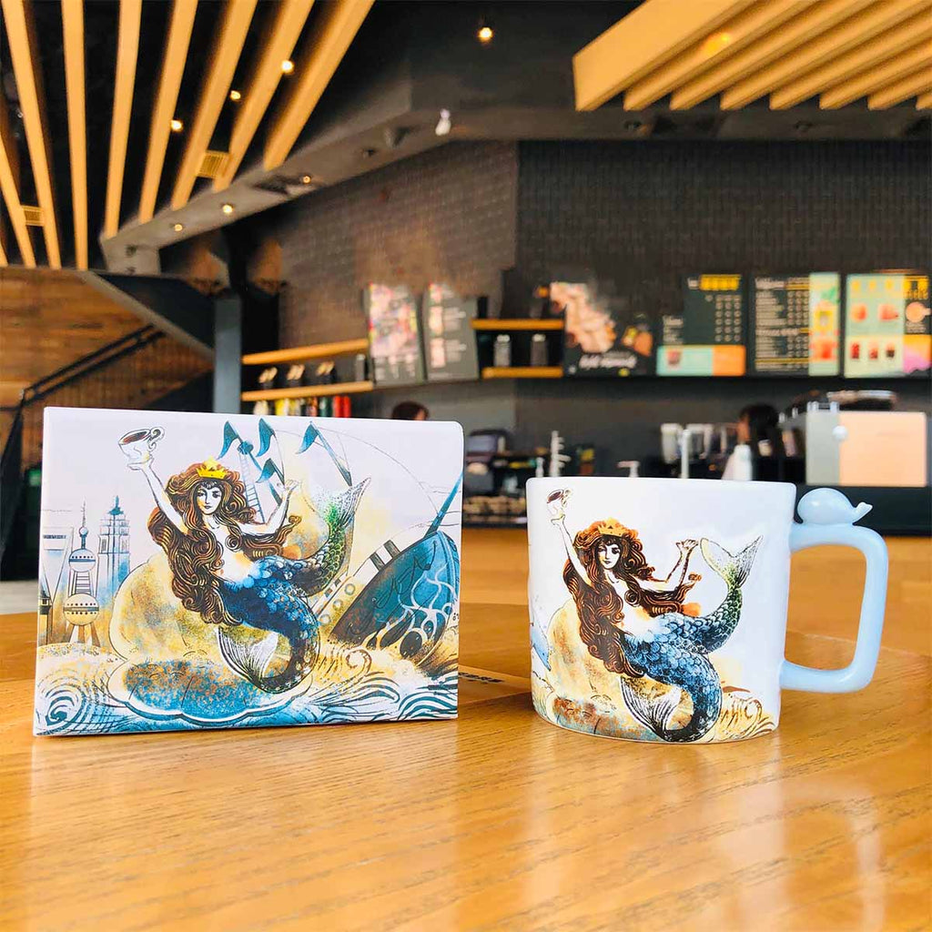 Starbucks China Siren embossed mug 355ml