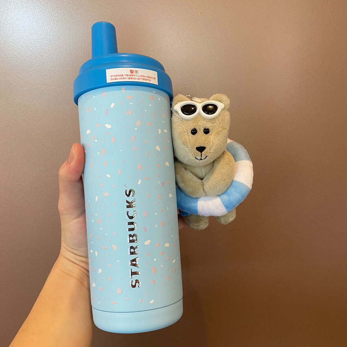 Starbucks China 2024 summer seaside stores Blue thermos cup 570ml loveinstarbucks loveinstarbucks