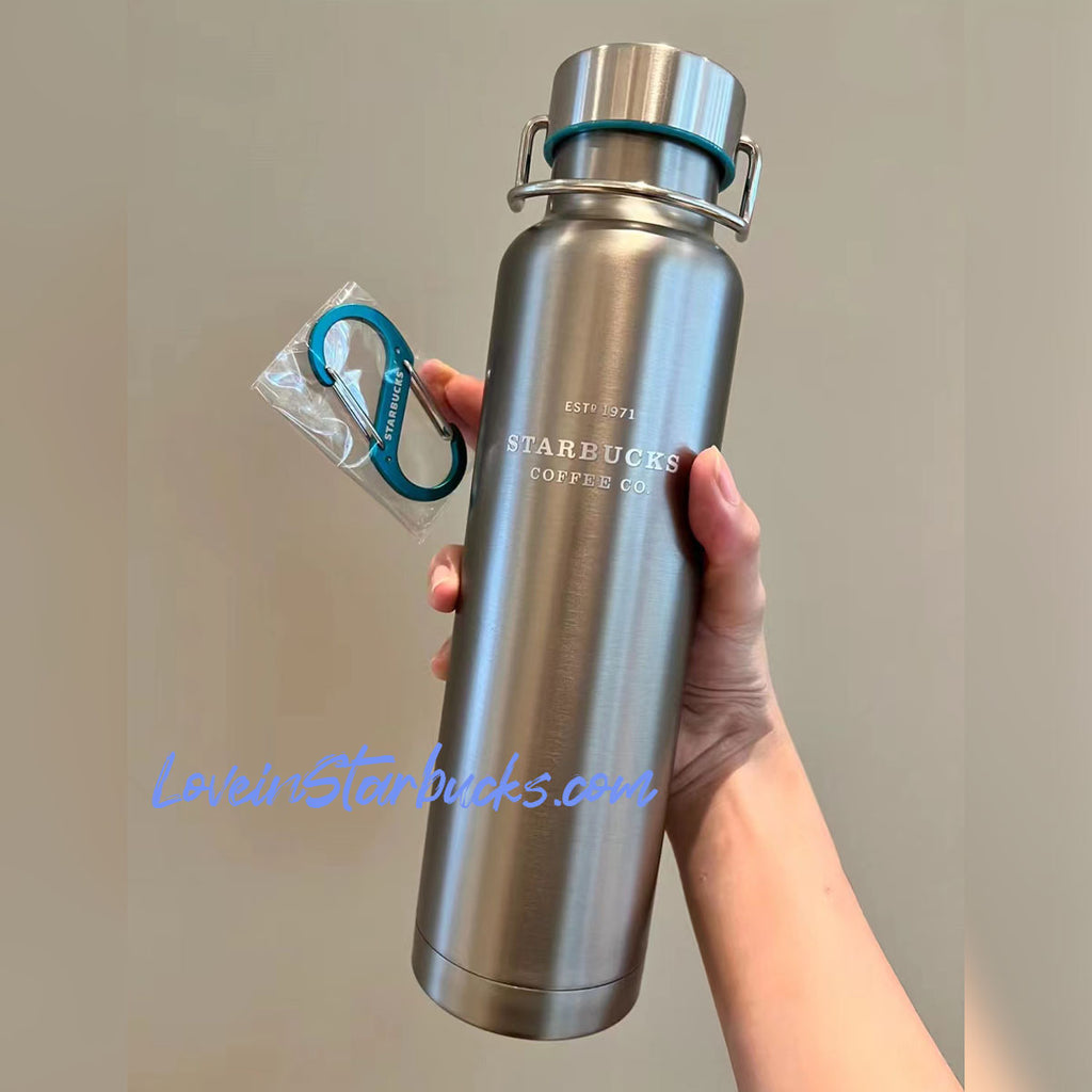 Starbucks China 2023 anniversary ocean series Simple thermos cup 695ml