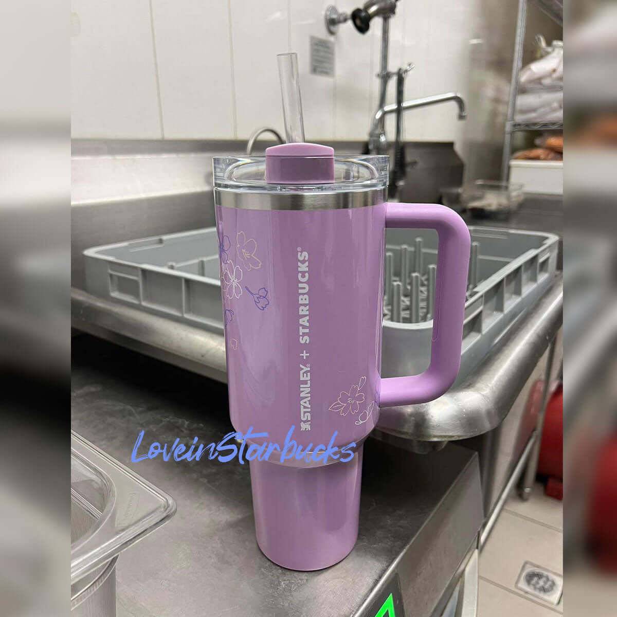 Starbucks Stanley 2024 Philippines Lavender Sakura stainless steel cup