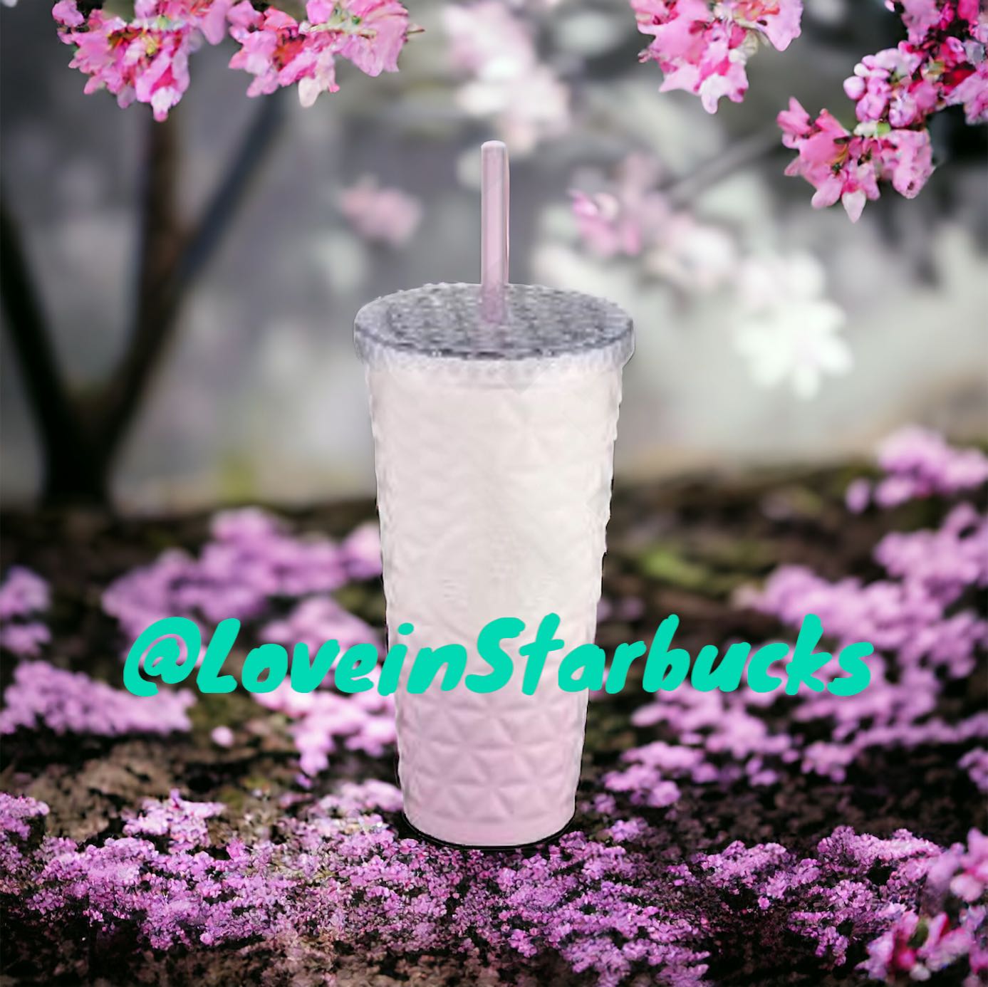 Starbucks Taiwan 2024 Sakura series Ombre pink Dion stainless steel cup 20oz