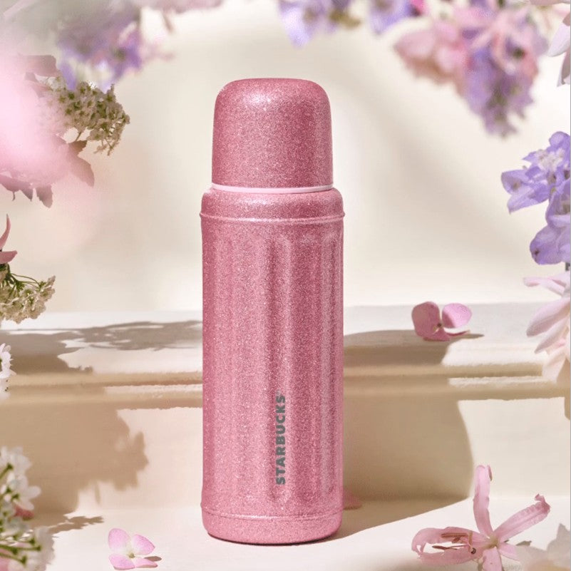 Starbucks China 2025 Garden Dance series pink Stainless steel cup 460ml