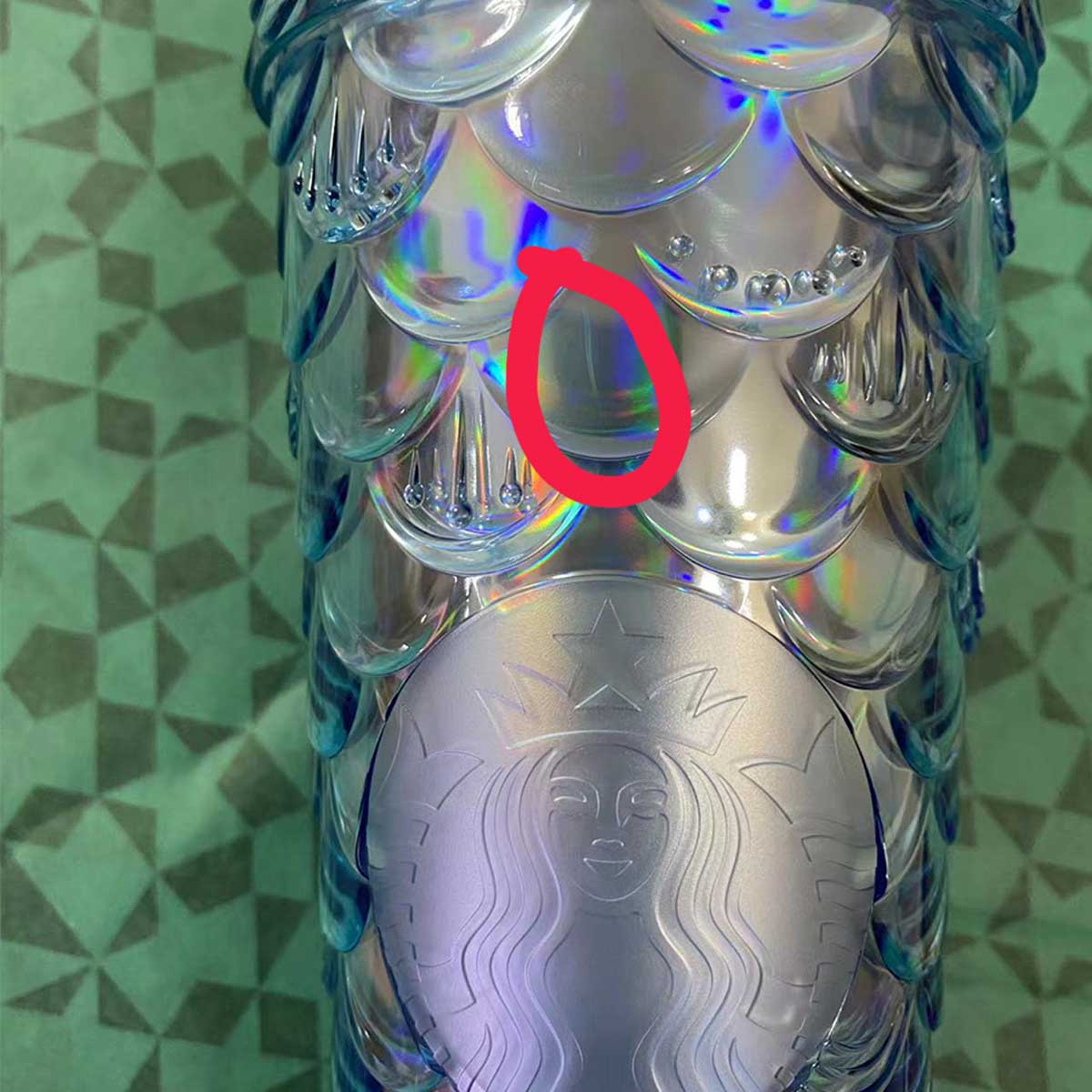 Starbucks Tumblers Taiwan Summer 3 mermaid purple / blue scale cup 24oz Starbucks loveinstarbucks